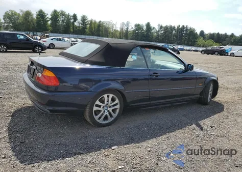 2001 BMW 330 Ci z USA, uszkodzony, nr VIN WBABS53451EV86890